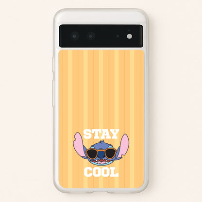 Stay Cool Blue Alien  - Stitch Phone Case for Google Pixel 6