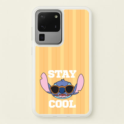 Stay Cool Blue Alien  - Stitch Phone Case for Galaxy S20 Ultra