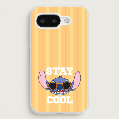 Stay Cool Blue Alien  - Stitch Phone Case for Google Pixel 9a