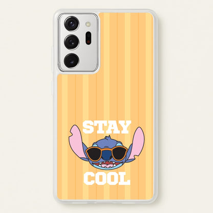 Stay Cool Blue Alien  - Stitch Phone Case for Galaxy Note 20 Ultra