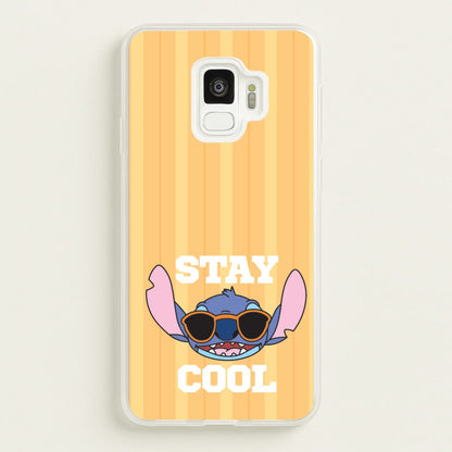 Stay Cool Blue Alien  - Stitch Phone Case for Galaxy S9