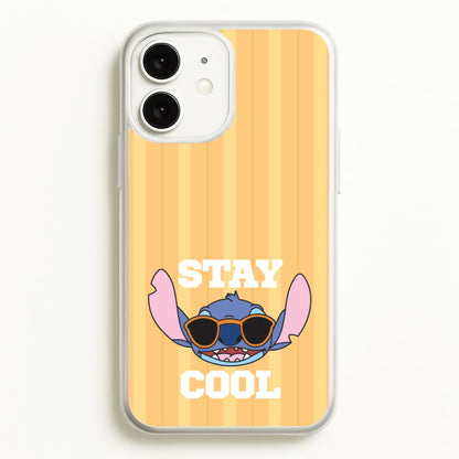 Stay Cool Blue Alien  - Stitch Phone Case for iPhone 11