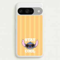 Stay Cool Blue Alien Phone Case for Google Pixel 10 / 10 Pro