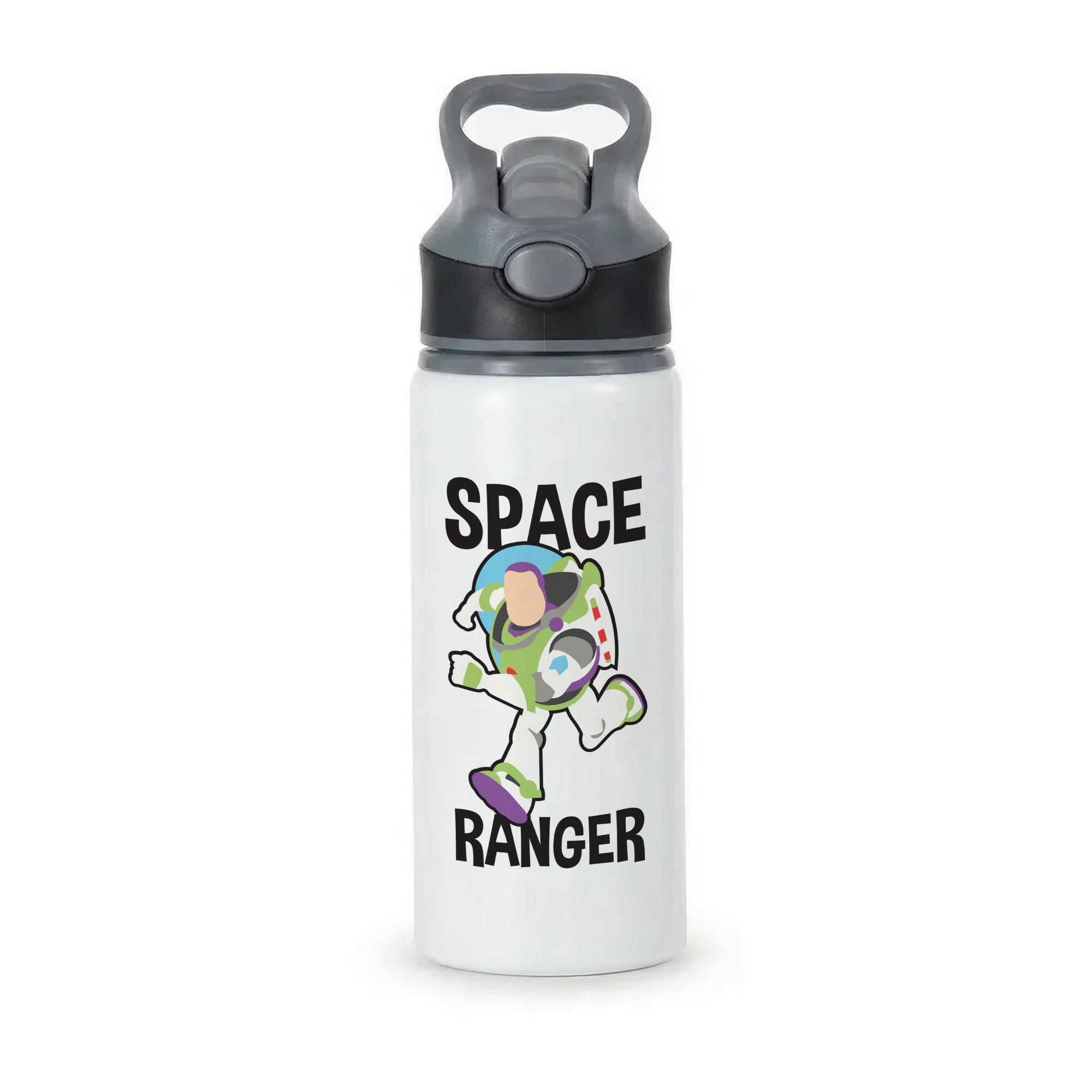 Space Ranger  Active Water Bottle - Black