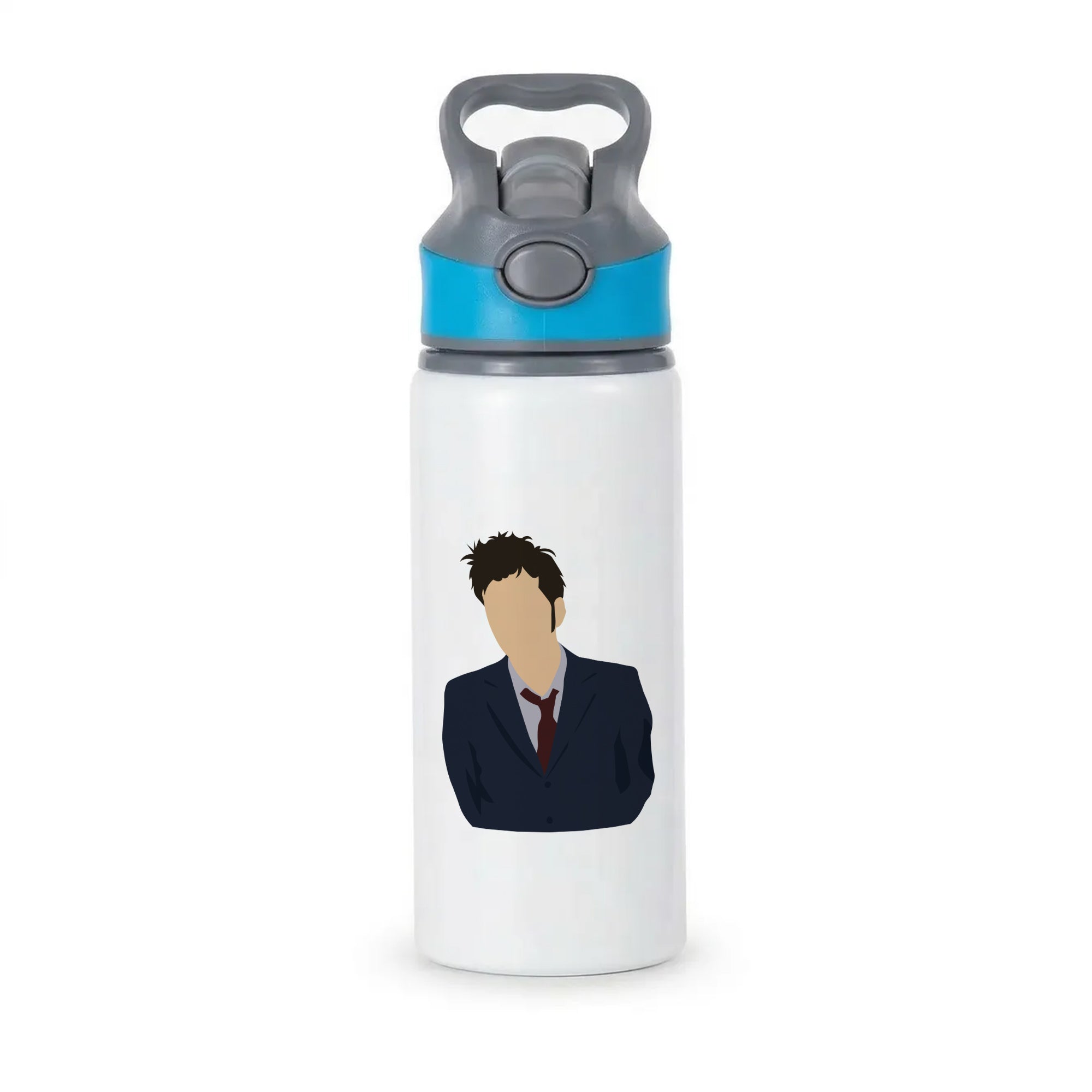 Tennant - The Doctor Active Water Bottle - Blue