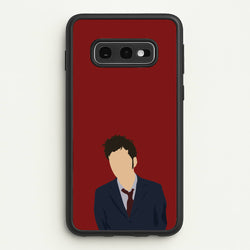 Tennant - The Doctor  - Doctor Who Phone Case for Galaxy S10e