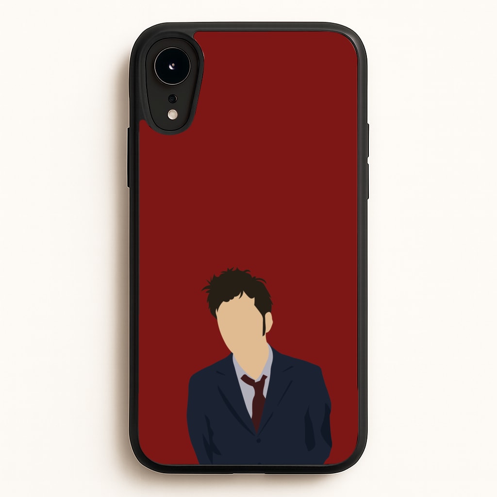 Tennant - The Doctor  - Doctor Who Phone Case for iPhone XR
