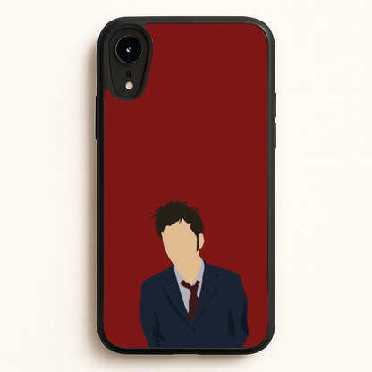 Tennant - The Doctor  - Doctor Who Phone Case for iPhone XR