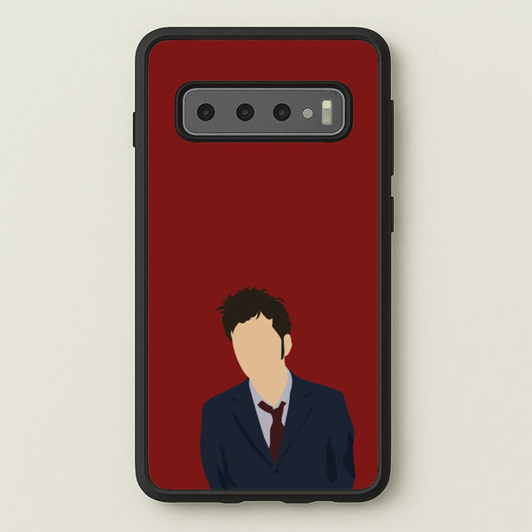Tennant - The Doctor  - Doctor Who Phone Case for Galaxy S10