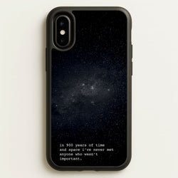 In 900 Years  - Doctor Who Phone Case for iPhone X / XS