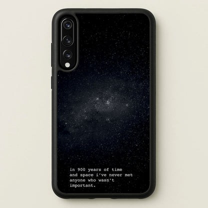In 900 Years  - Doctor Who Phone Case for Huawei P20 Pro