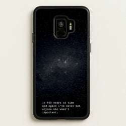 In 900 Years  - Doctor Who Phone Case for Galaxy S9