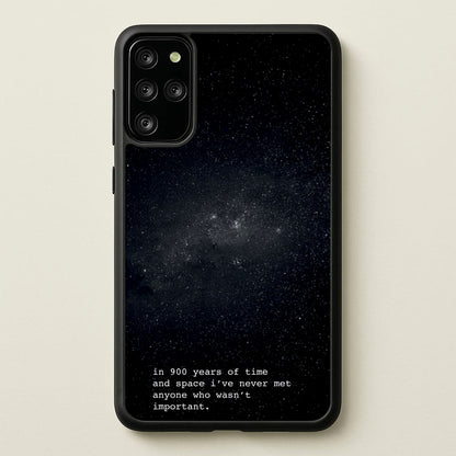 In 900 Years  - Doctor Who Phone Case for Galaxy S20 Plus