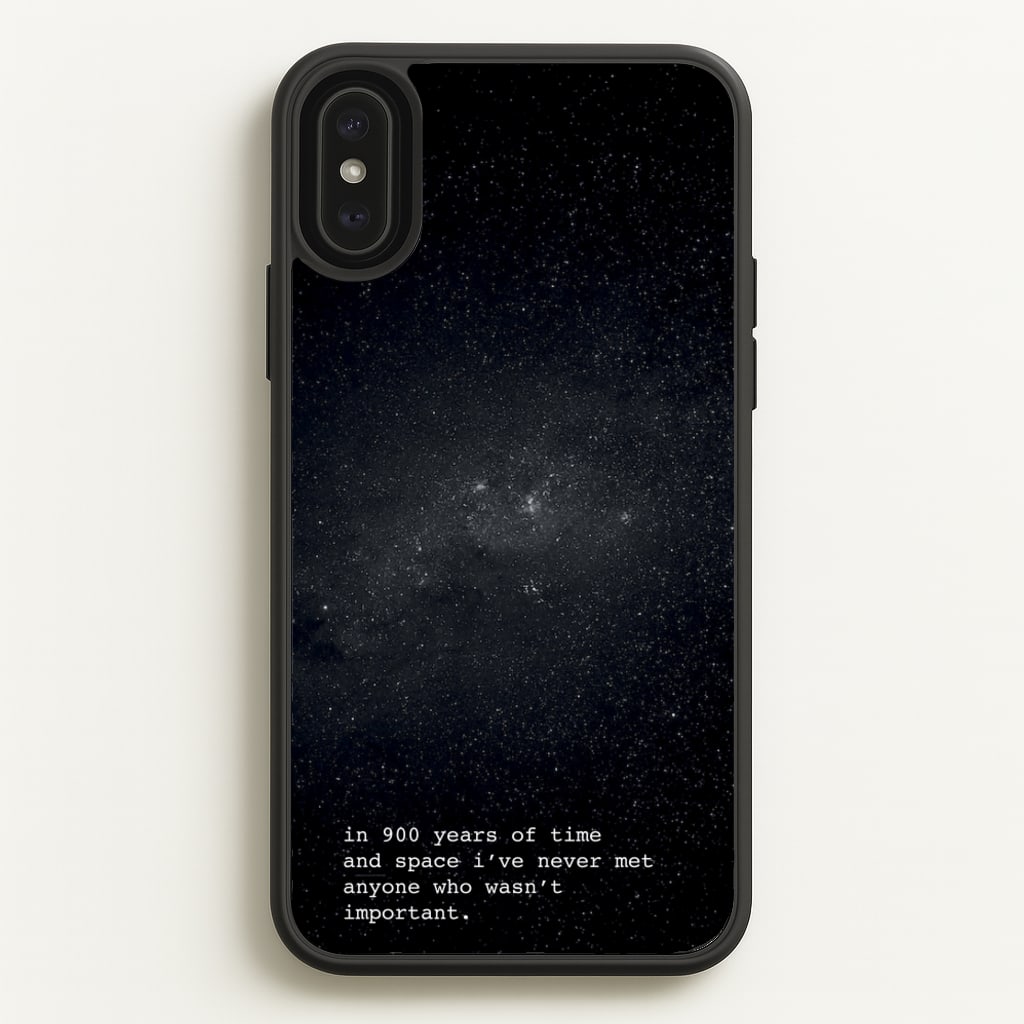 In 900 Years  - Doctor Who Phone Case for iPhone XS Max