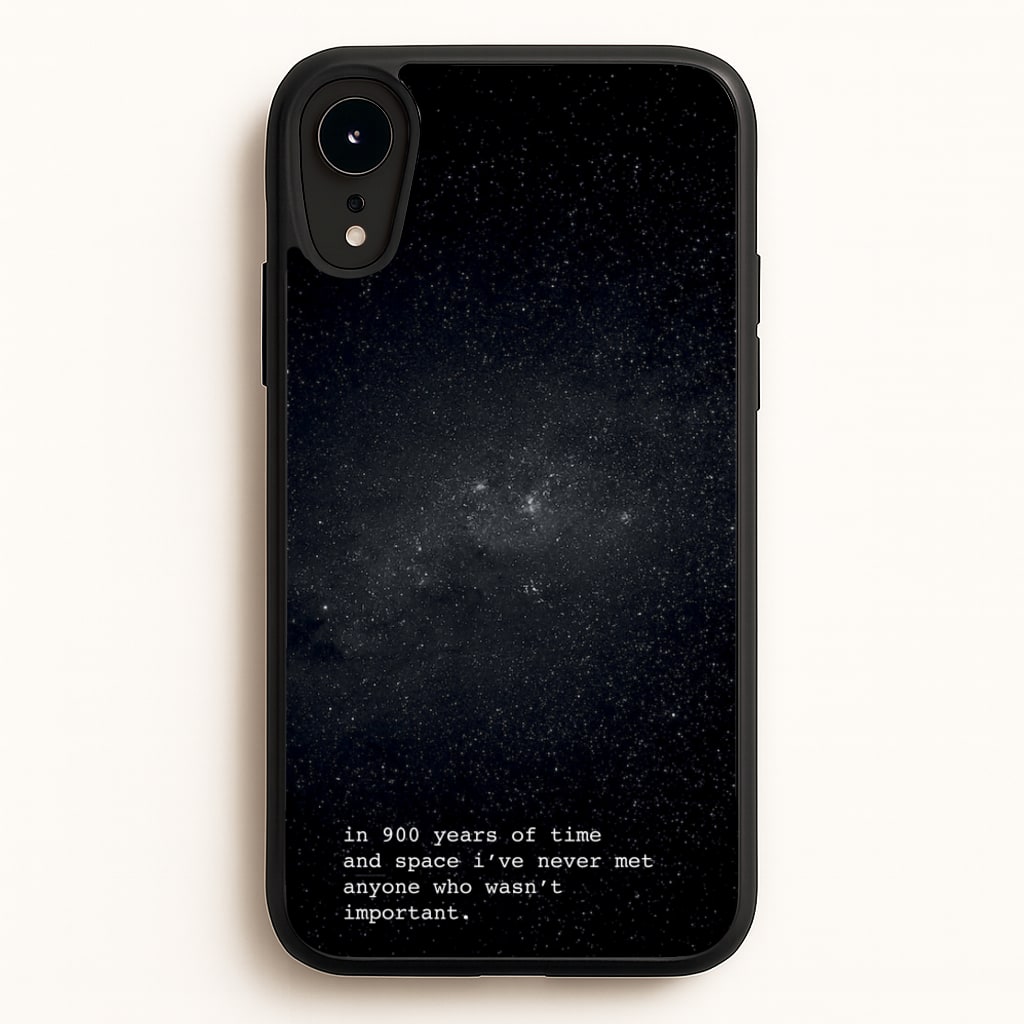 In 900 Years  - Doctor Who Phone Case for iPhone XR
