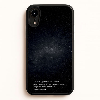 In 900 Years  - Doctor Who Phone Case for iPhone XR