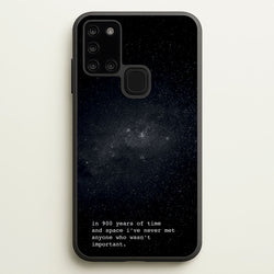 In 900 Years  - Doctor Who Phone Case for Galaxy A21s