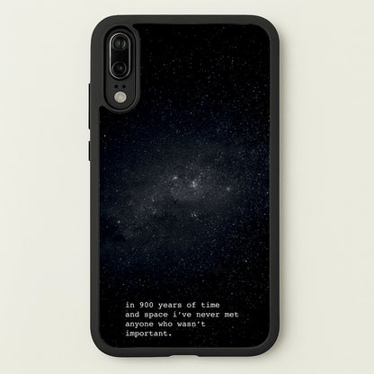 In 900 Years  - Doctor Who Phone Case for Huawei P20