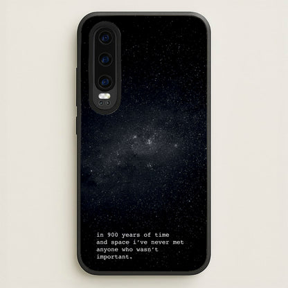 In 900 Years  - Doctor Who Phone Case for Huawei P30