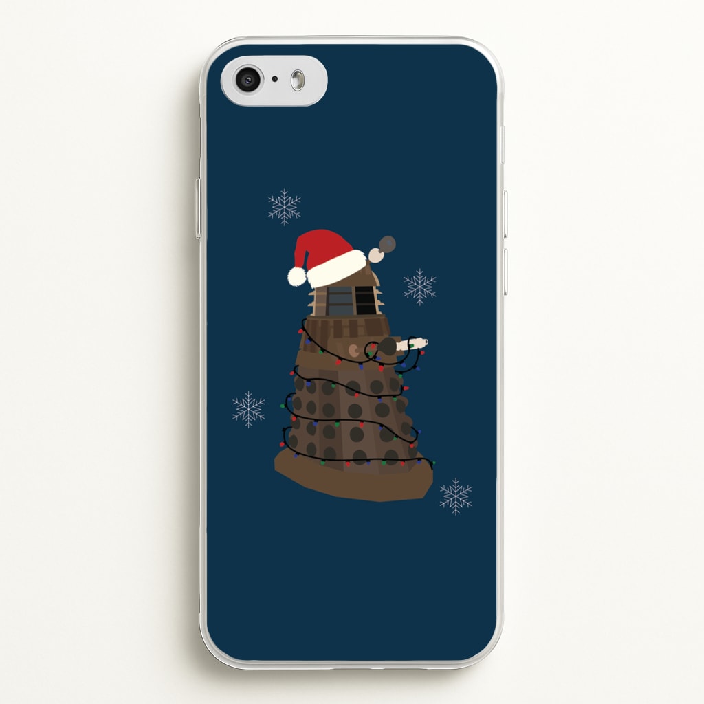 Christmas Dalek - Doctor Who  - Doctor Who Phone Case for iPhone 5 / 5s / SE 2016