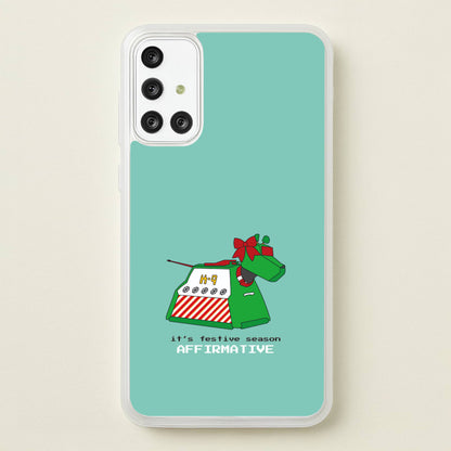 K9 Festive Season - Doctor Who  - Doctor Who Phone Case for Galaxy A71