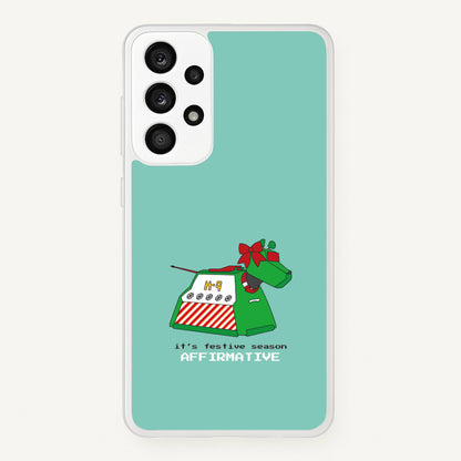 K9 Festive Season - Doctor Who  - Doctor Who Phone Case for Galaxy A53