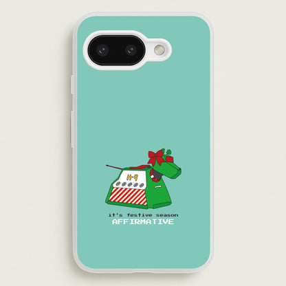 K9 Festive Season - Doctor Who  - Doctor Who Phone Case for Google Pixel 9a