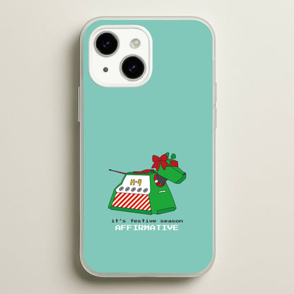 K9 Festive Season - Doctor Who  - Doctor Who Phone Case for iPhone 14