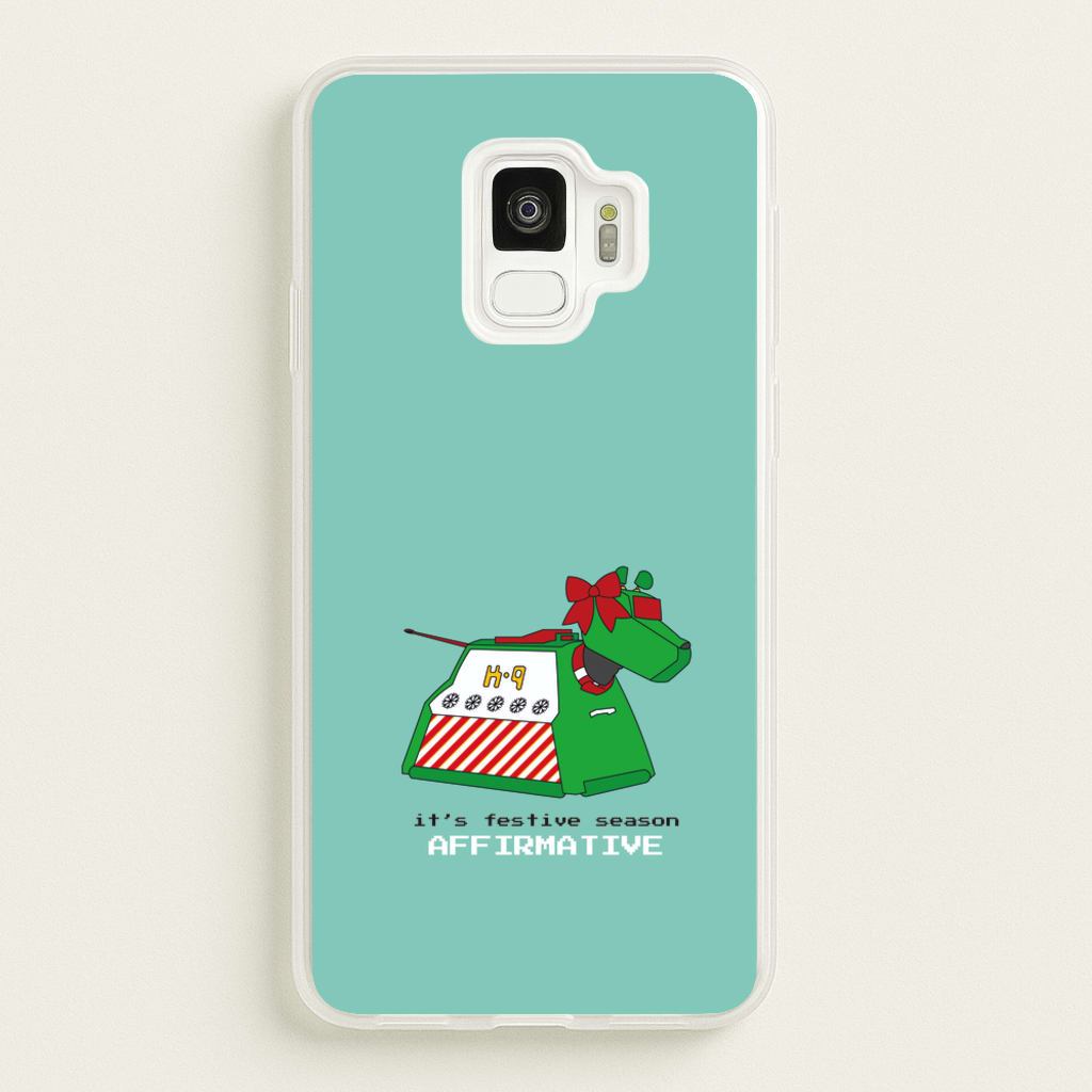 K9 Festive Season - Doctor Who  - Doctor Who Phone Case for Galaxy S9