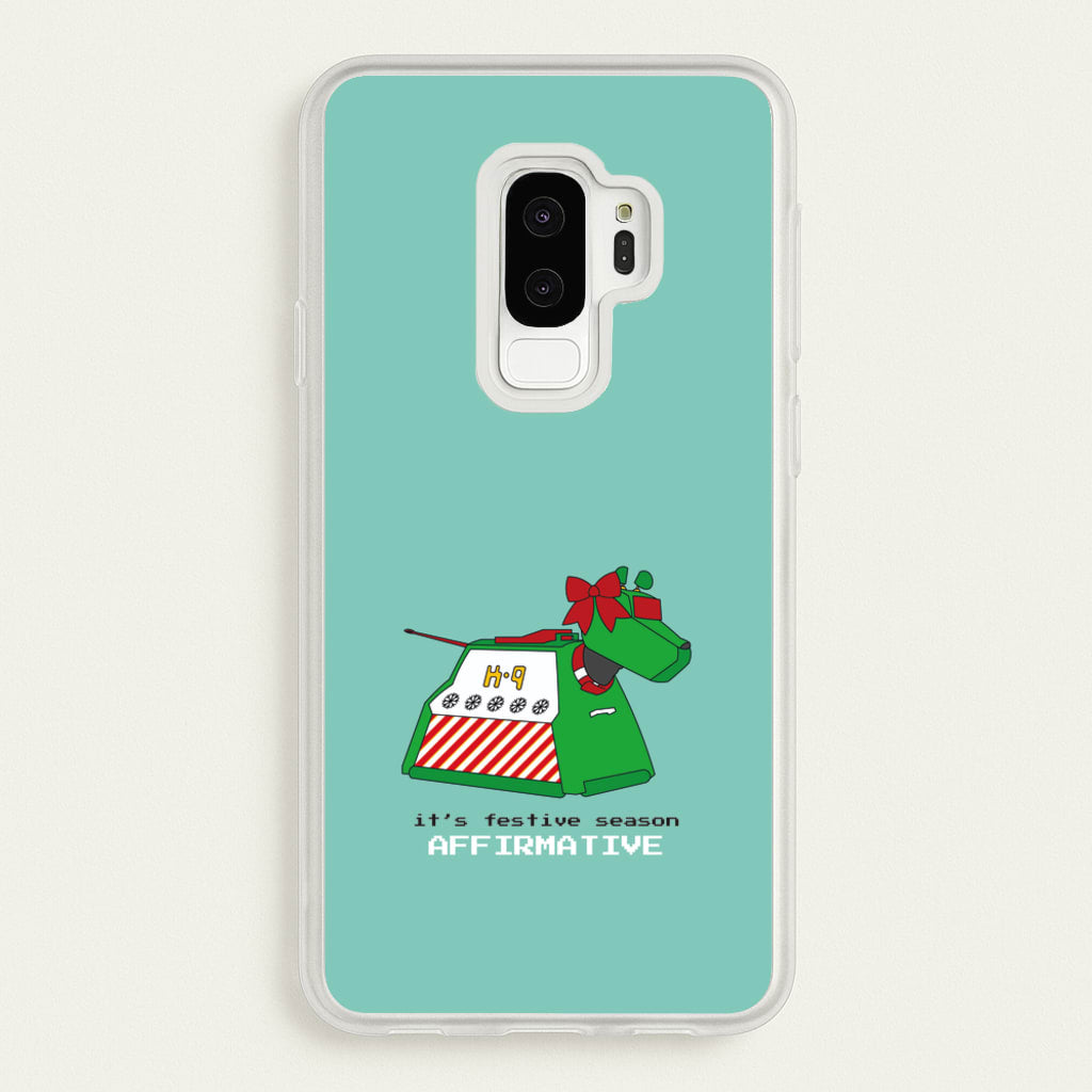 K9 Festive Season - Doctor Who  - Doctor Who Phone Case for Galaxy S9 Plus
