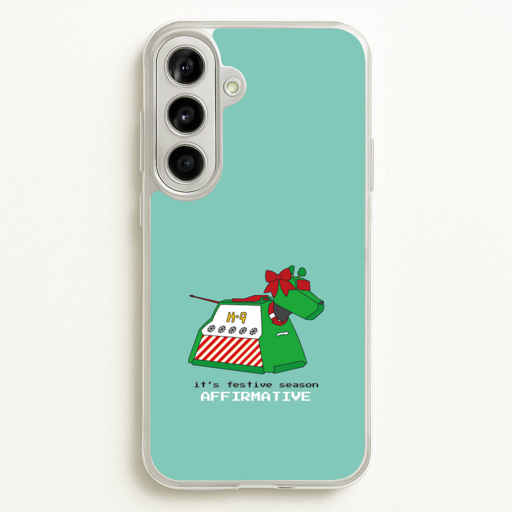 K9 Festive Season - Doctor Who  - Doctor Who Phone Case for Galaxy A56