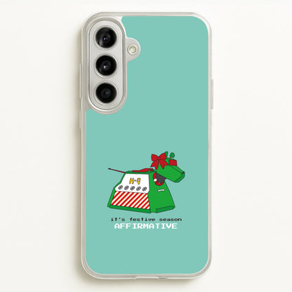 K9 Festive Season - Doctor Who  - Doctor Who Phone Case for Galaxy A56