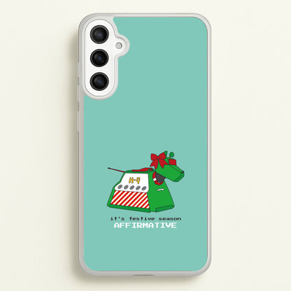 K9 Festive Season - Doctor Who  - Doctor Who Phone Case for Galaxy A36