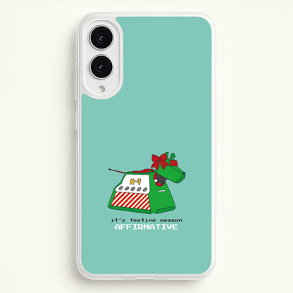 K9 Festive Season - Doctor Who  - Doctor Who Phone Case for Galaxy S25 Edge