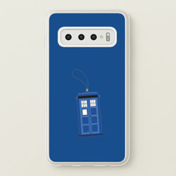 Tardis Ornement - Doctor Who  - Doctor Who Phone Case for Galaxy S10 Plus