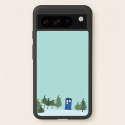 Christmas Tardis - Doctor Who  - Doctor Who Phone Case for Google Pixel 8 Pro