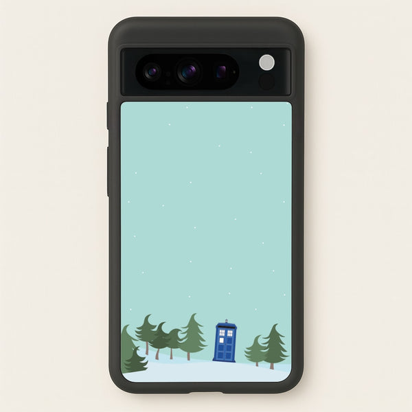 Christmas Tardis - Doctor Who  - Doctor Who Phone Case for Google Pixel 8 Pro