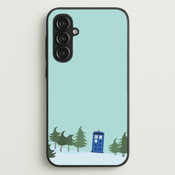 Christmas Tardis - Doctor Who  - Doctor Who Phone Case for Galaxy S23FE