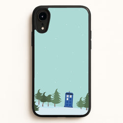 Christmas Tardis - Doctor Who  - Doctor Who Phone Case for iPhone XR