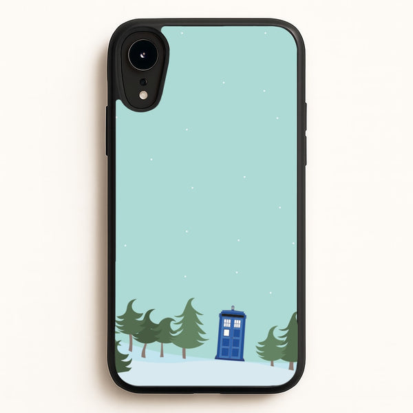 Christmas Tardis - Doctor Who  - Doctor Who Phone Case for iPhone XR
