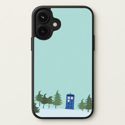 Christmas Tardis - Doctor Who Phone Case for iPhone 17