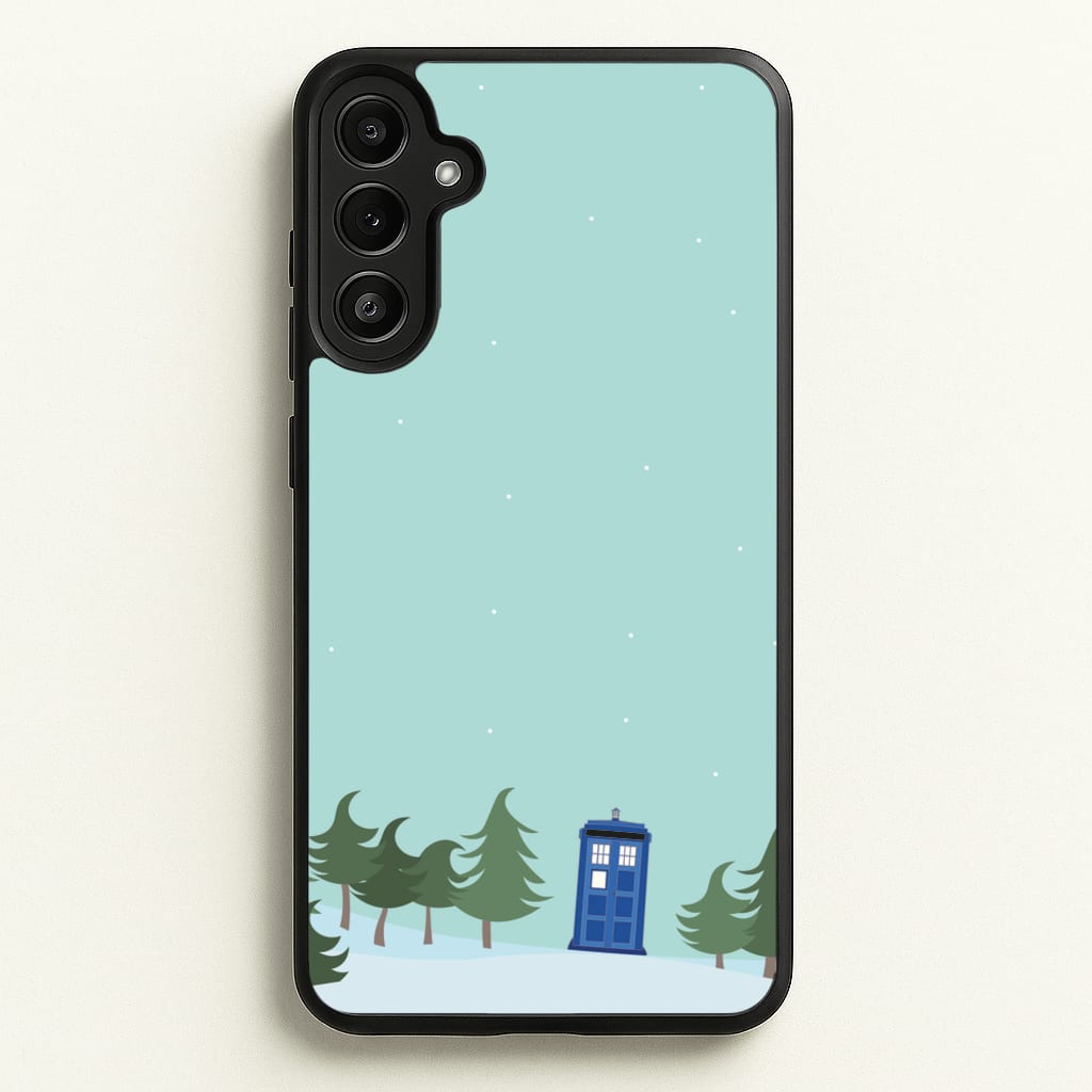 Christmas Tardis - Doctor Who  - Doctor Who Phone Case for Galaxy A34