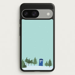 Christmas Tardis - Doctor Who  - Doctor Who Phone Case for Google Pixel 9 / 9 Pro