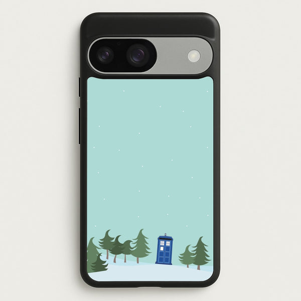 Christmas Tardis - Doctor Who  - Doctor Who Phone Case for Google Pixel 9 / 9 Pro