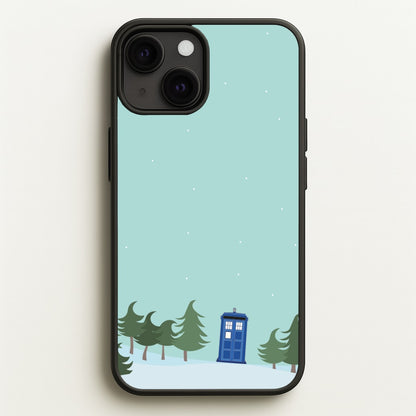 Christmas Tardis - Doctor Who  - Doctor Who Phone Case for iPhone 13