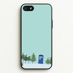 Christmas Tardis - Doctor Who  - Doctor Who Phone Case for iPhone 5 / 5s / SE 2016