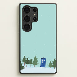 Christmas Tardis - Doctor Who  - Doctor Who Phone Case for Galaxy S25 Ultra