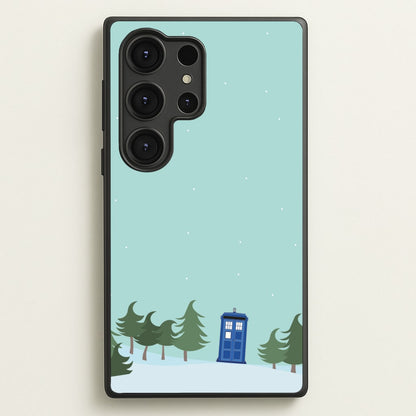 Christmas Tardis - Doctor Who  - Doctor Who Phone Case for Galaxy S25 Ultra
