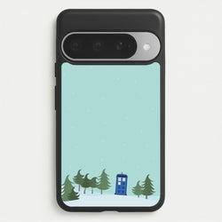 Christmas Tardis - Doctor Who Phone Case for Google Pixel 10 Pro XL