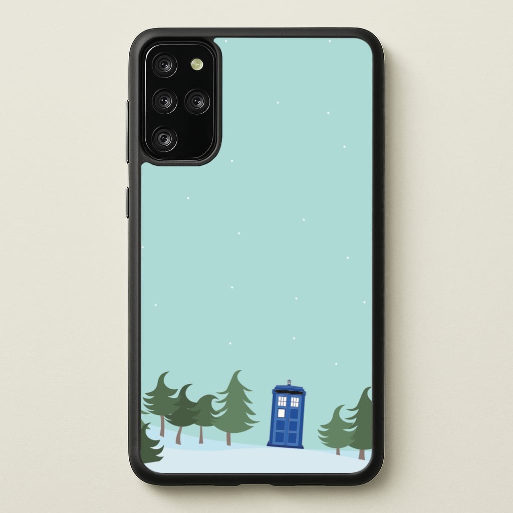 Christmas Tardis - Doctor Who  - Doctor Who Phone Case for Galaxy S20 Plus
